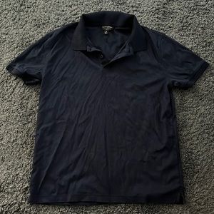 Banana Republic Luxe Touch Performance Polo Slim Fit - Navy Blue